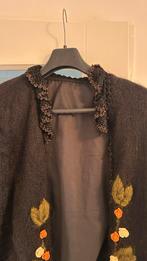 Zwarte wollen trui met voering - vintage stijl, Ophalen of Verzenden, Nieuw, Maat 38/40 (M), Zwart