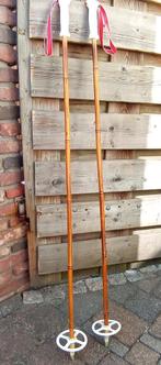 Vintage jaren 70 Bamboe ski / langlauf stokken, Ophalen, Zo goed als nieuw, Stokken, Overige merken