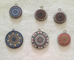 6 (vintage) mandala hangers, Overige materialen, Gebruikt, Ophalen of Verzenden, Kruis of Symbool