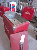 Coca-Cola cooler   metaal  60 jaren, Ophalen, Gebruikt, Gebruiksvoorwerp