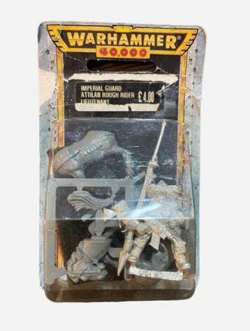 Warhammer 40K Imperial Guard Attilan Rough Rider Lieutenant beschikbaar voor biedingen