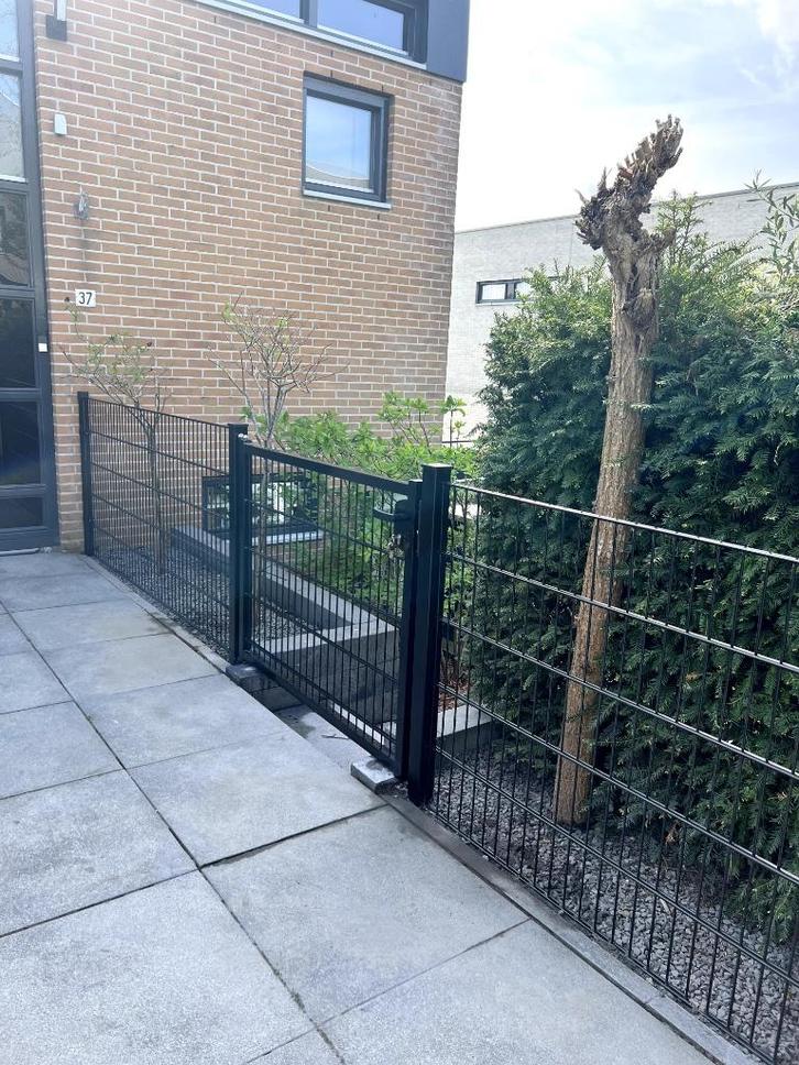 Hekwerk Dubbelstaafmat, Tuin en Terras, Tuinhekken en Hekwerk, Nieuw, Dubbelstaafmat hekwerk, IJzer, Met poort, Ophalen of Verzenden