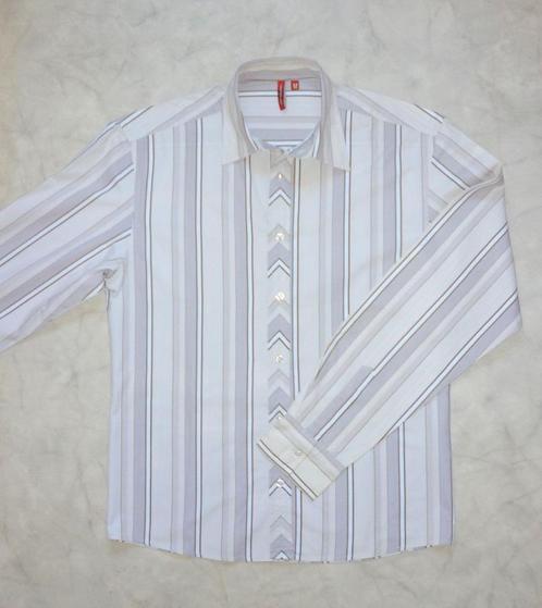 Westbound overhemd (mt M), Kleding | Heren, Overhemden, Zo goed als nieuw, Halswijdte 39/40 (M), Beige, Ophalen of Verzenden
