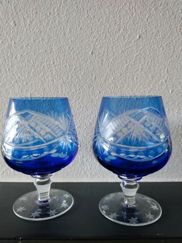 Geslepen Kristallen Cognac Glazen - Set beschikbaar voor biedingen