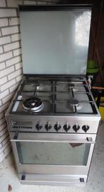 ATAG RVS gasfornuis met elektrische oven., Witgoed en Apparatuur, Fornuizen, Ophalen, Gebruikt, 60 cm of meer, Grill
