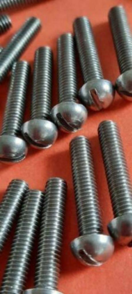 Messing Bolkop uniek Glanzende Boutjes tot m8x25 antiek look, Doe-het-zelf en Verbouw, IJzerwaren en Bevestigingsmiddelen, Nieuw