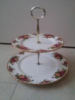 🧁🍰🍨 Etagere twee laags Royal Albert Old Country Roses, Ophalen