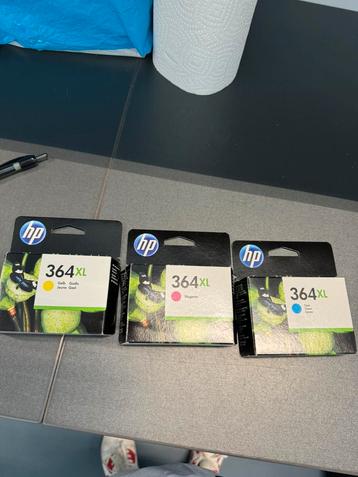 HP 364XL originele nieuwe  alle 3 samen