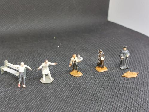 MTHO - set van 5 figuren in diverse beroepen (13467), Hobby en Vrije tijd, Modeltreinen | H0, Gebruikt, Brug, Tunnel of Gebouw