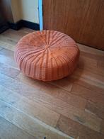 kleine poef, Ophalen of Verzenden, Gebruikt, Oranje, Overige typen
