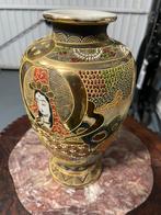 Vintage japanse Satsuma stijl vaas, Ophalen of Verzenden