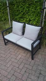Tuinbank met kussen, Ophalen, Zo goed als nieuw, Hout