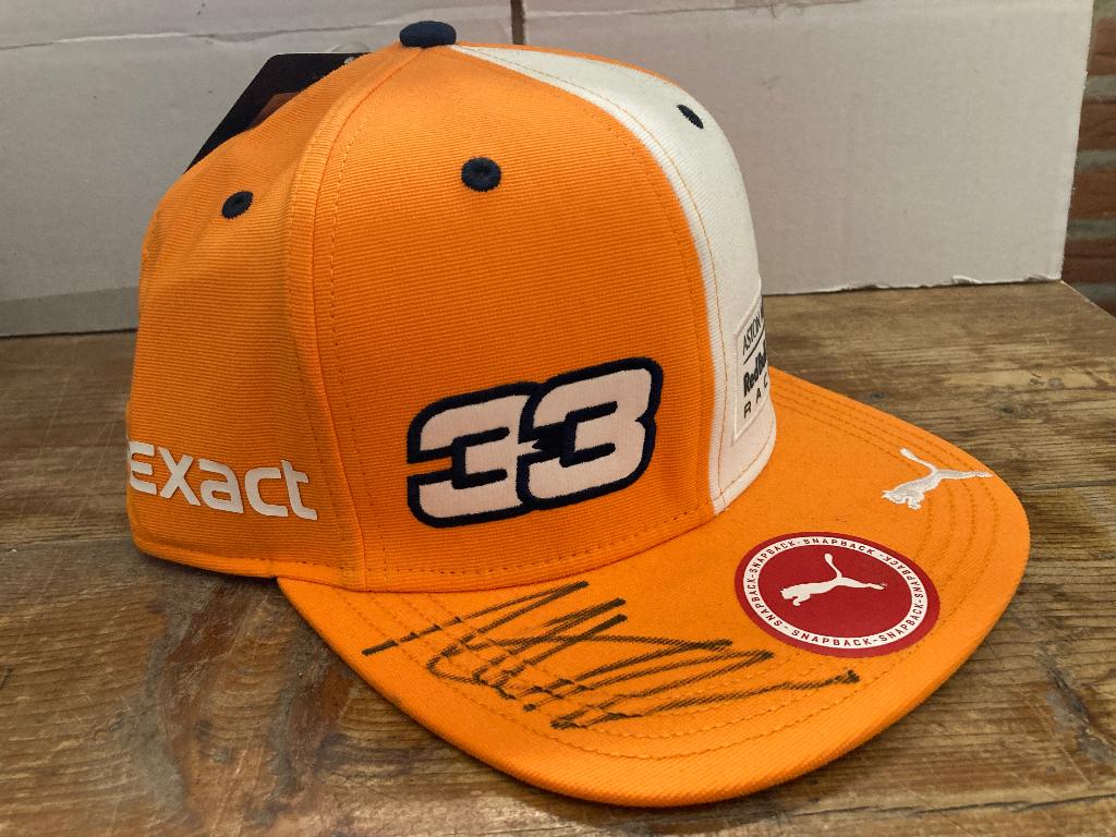 ✅ Max Verstappen Pet België GP 2018 Spa Cap + Handtekening, Ophalen of Verzenden, Nieuw, Formule 1