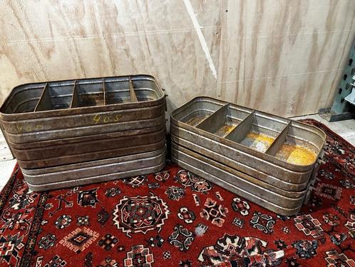 Metalen magazijnbakken - N3263, Huis en Inrichting, Woonaccessoires | Overige, Ophalen of Verzenden