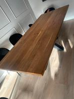 Eiken Tafelblad 240x100x4 - Robuust & Stijlvol, Huis en Inrichting, Tafels | Eettafels, Ophalen, Gebruikt, Eikenhout, 200 cm of meer