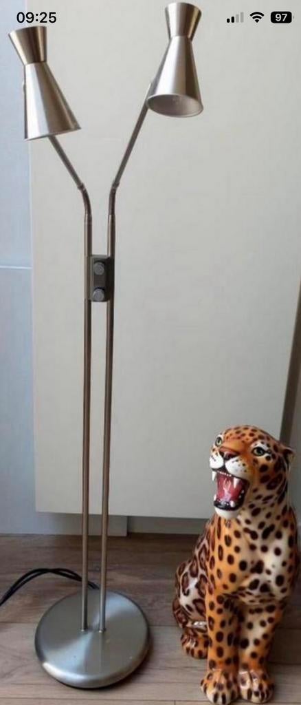 Van Vliet Diabolo design vloerlamp 90's, Huis en Inrichting, Lampen | Vloerlampen, Ophalen of Verzenden, Zo goed als nieuw