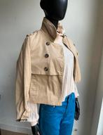 H&M kort trenchcoat jasje mt 36, H&M, H&M, Beige, Ophalen of Verzenden