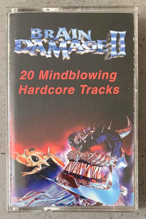Brain Damage II  - 1997  - 20 mindblowing hardcore tracks, Cd's en Dvd's, Cassettebandjes, Gebruikt, Origineel, Overige genres