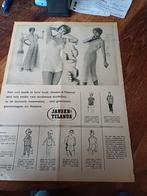 Paginagrote Advertentie van Jansen en Tilanus ondergoed 1959, Verzamelen, Ophalen of Verzenden, Zo goed als nieuw
