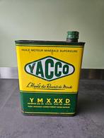 Vintage Yacco Olieblik 2 Liter, Verzamelen, Blikken, Ophalen of Verzenden, Gebruikt, Overige
