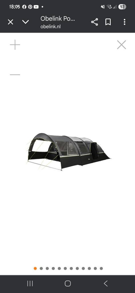 Obelink
 
Obelink Easy Air
Obelink Portico 6 Easy Air tunnel, Caravans en Kamperen, Tenten, Zo goed als nieuw, Ophalen