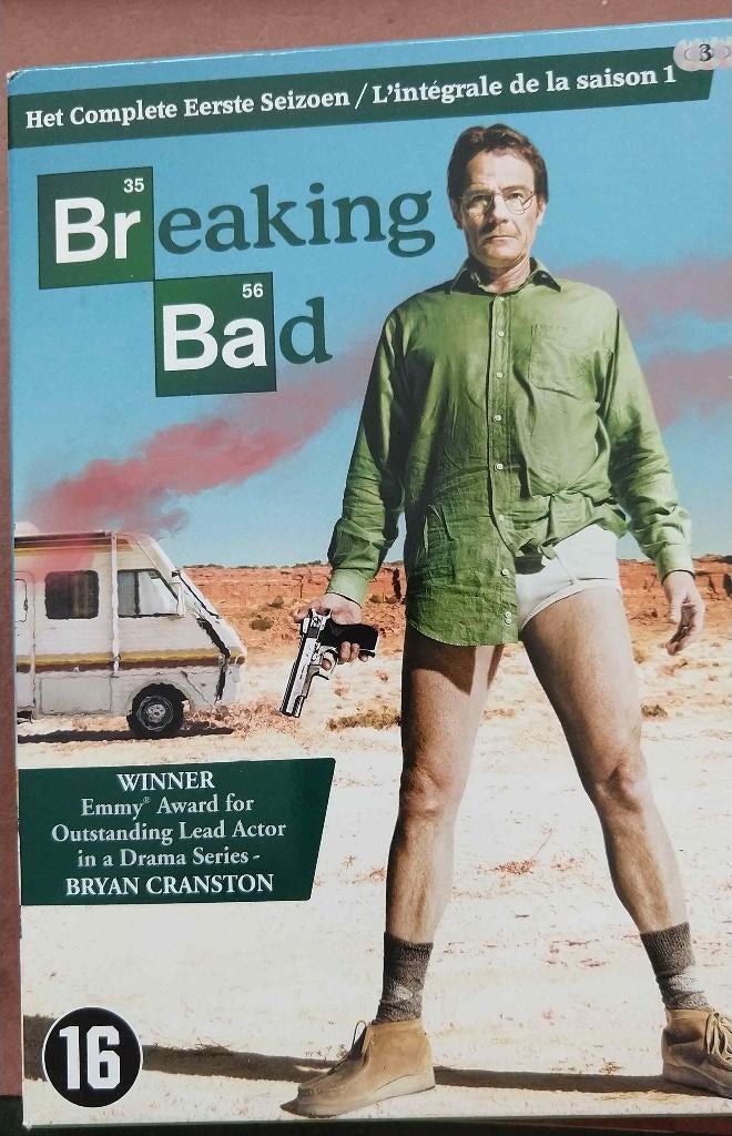 Breaking Bad Seizoen 1 (3DVD), Vanaf 16 jaar, Ophalen of Verzenden, Zo goed als nieuw, Actie en Avontuur