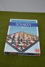 Vintage schaakspel met houten schaakstukken Merk Jumbo 1990, Jumbo, Een of twee spelers, Gebruikt, Ophalen of Verzenden
