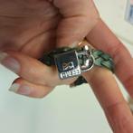 Guess armband (2x, prijs p.st) groen gevlochten+zilver 44664, Sieraden, Tassen en Uiterlijk, Armbanden, ., Guess, Leer, Ophalen of Verzenden