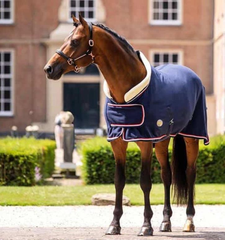 Showdeken paardendeken HB Polar 400 Dutch Crown Blauw, Dieren en Toebehoren, Paarden en Pony's | Dekens en Dekjes, Nieuw, Deken