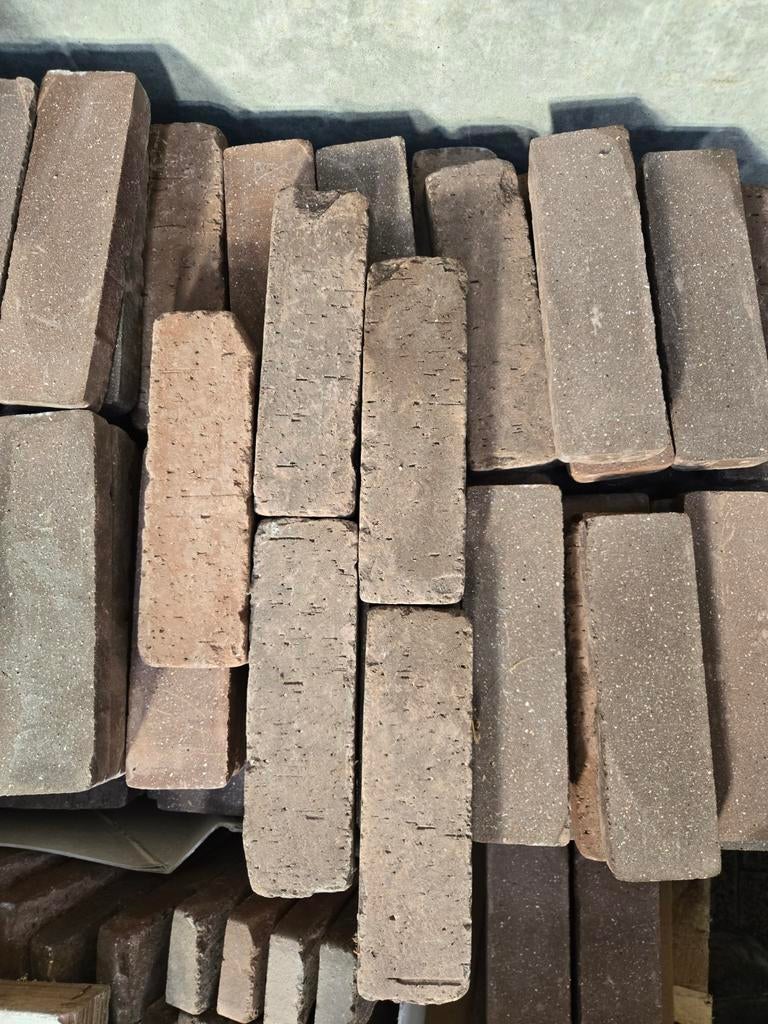 steenstrips ca. 30m2, Ophalen of Verzenden, Gebruikt, Overige materialen