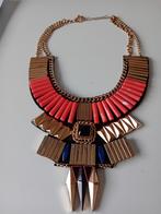Super Mooie Statement Ketting, Sieraden, Tassen en Uiterlijk, Kettingen, Overige kleuren, Ophalen of Verzenden, Zo goed als nieuw