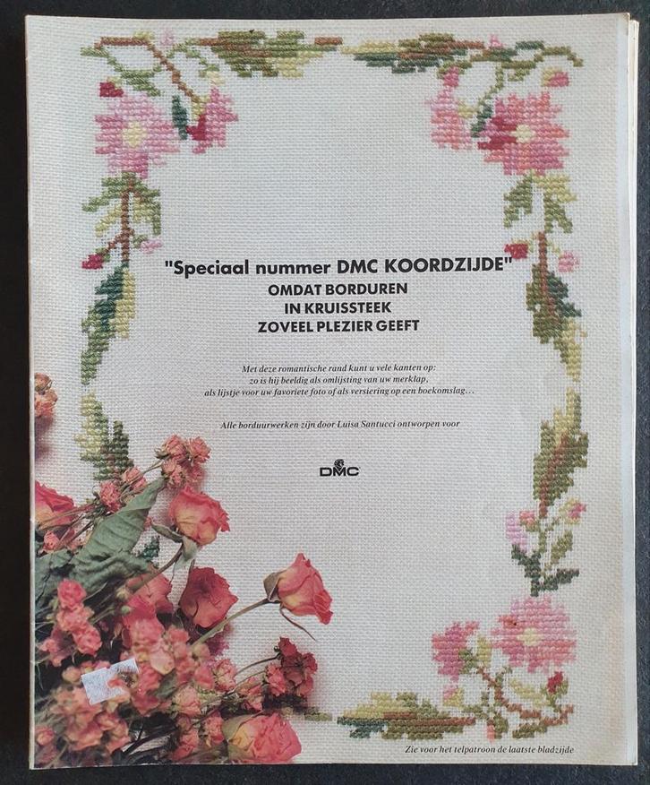 DMC speciaal nummer borduurboekje randen, Hobby en Vrije tijd, Borduren en Borduurmachines, Nieuw, Patroon, Handborduren, Verzenden