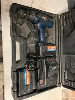 AEG (Atlas Copco) Schroef/boormachine met accu’s en lader, Ophalen of Verzenden, Gebruikt, Boormachine