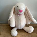 Knuffel konijn met strik, Ophalen of Verzenden, Zo goed als nieuw, Konijn