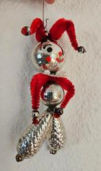 Kerst vintage ornament hanger clown / harlekijn, Diversen, Kerst, Ophalen of Verzenden, Gebruikt