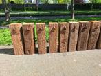Diverse houten meerpalen zuilen dukdalfen met ijzeren ring, Verzenden, Zo goed als nieuw