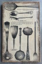 Decoratief jute wanddoek bestek NIEUW (keuken), Ophalen of Verzenden, Nieuw