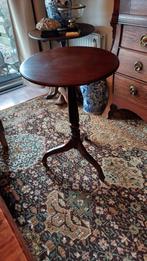 Mahoniehouten wijntafel, bijzettafel ø50cm en 78 cm hoog, Antiek en Kunst, Antiek | Meubels | Tafels, Ophalen