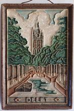 Porcelyne fles cloissonne tegel Oude Jan in delft, Antiek en Kunst, Antiek | Wandborden en Tegels, Ophalen of Verzenden