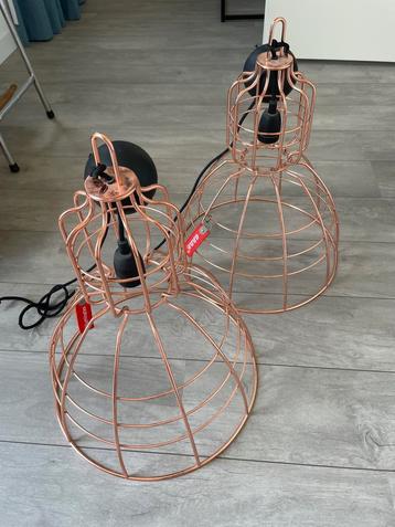 2x Anne Illumitates Lampen - Roodkoper beschikbaar voor biedingen
