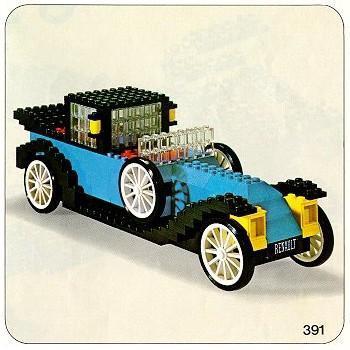 Legoset 391 - 1926 Renault auto, Verzamelen, Speldjes, Pins en Buttons, Zo goed als nieuw, Overige onderwerpen, Ophalen of Verzenden
