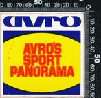 Sticker: Avro - Avros sport panorama, Film, Tv of Omroep, Ophalen of Verzenden