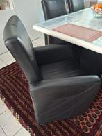 6  eetkametstoelen - Gratis af te halen, Huis en Inrichting, Stoelen, Kunststof, Gebruikt, Zwart, Ophalen of Verzenden