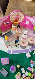 Playmobil tuinfeest met taartenwinkel en tuinset BBQ, Kinderen en Baby's, Complete set, Ophalen of Verzenden, Zo goed als nieuw