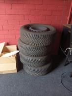 Winterbanden (205) op stalen velg (5 steeks), Auto-onderdelen, Banden en Velgen, Ophalen, Gebruikt, 16 inch, Banden en Velgen
