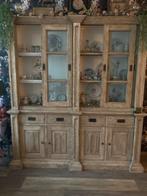 Servies kast/ white wash, Ophalen, Gebruikt, 200 cm of meer, 200 cm of meer