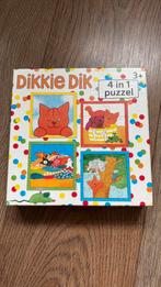 Dikkie Dik 4 puzzels, Ophalen, 10 tot 50 stukjes, Gebruikt