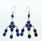 Zilveren Oorbellen Met Lapis Lazulli, Sieraden, Tassen en Uiterlijk, Oorbellen, Verzenden, ., Zo goed als nieuw, .