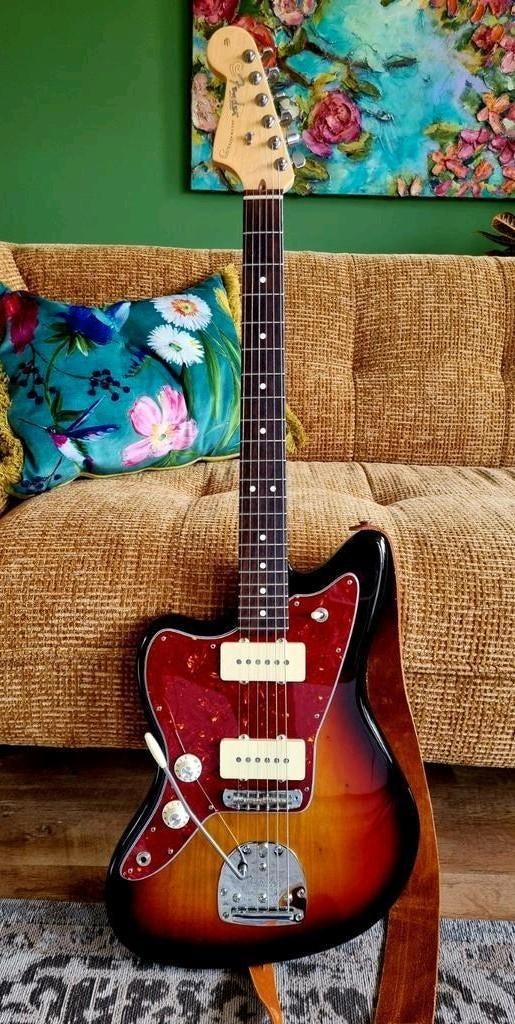 Fender American Prof I Jazzmaster Linkshandig 2 slagplaten, Ophalen of Verzenden, Zo goed als nieuw, Solid body, Fender