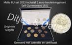 BU set 2013 inclusief 2 euro Zelfbestuur met muntmeesterteke, Ophalen of Verzenden, Overige landen, 2 euro
